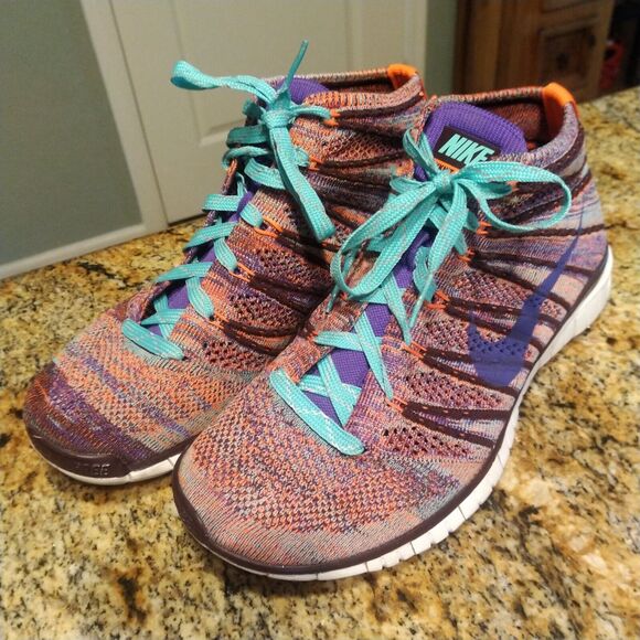 Nike Women Shoe Free Flyknit Chukka Size 8M Running Athletic Sneaker 639699-801 - Picture 3 of 12